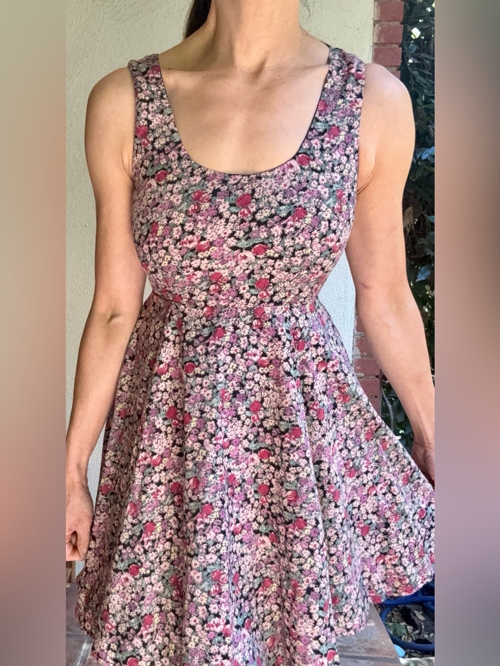 Kimchi Blue Sleeveless Floral Mini Summer Dress Size XS